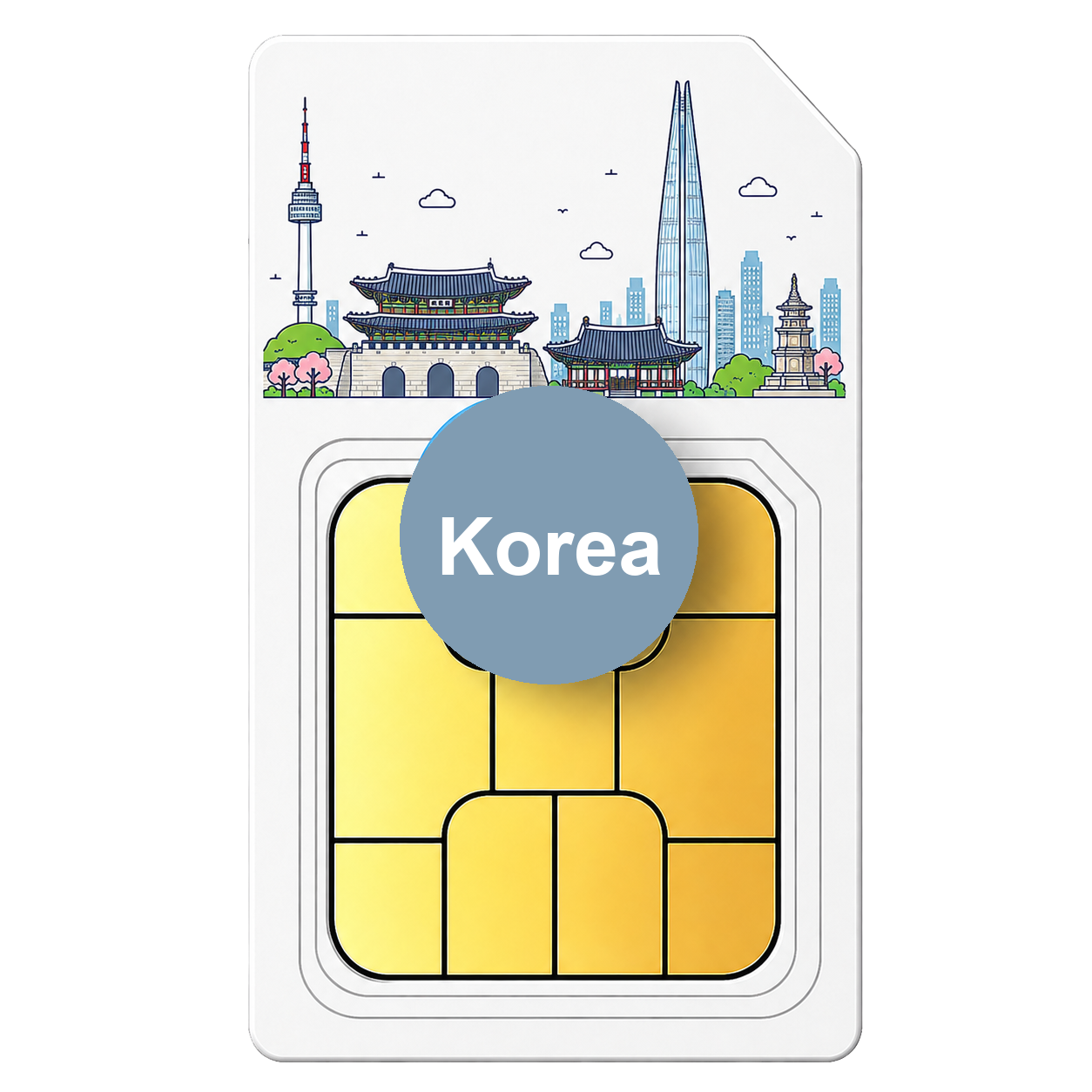 South Korea Unlimited eSIM | SK Telecom & LG U+