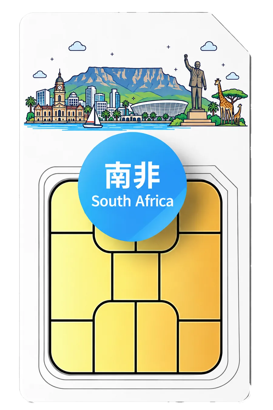 South Africa Unlimited eSIM | Cell C / Vodacom