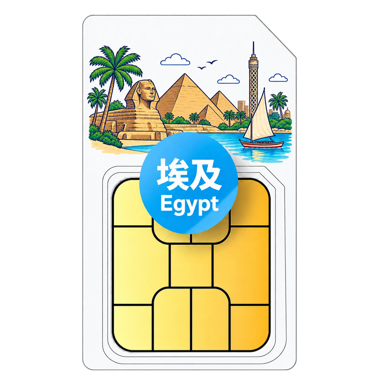 Egypt Unlimited eSIM | Vodafone / Orange | Hong Kong roaming IP